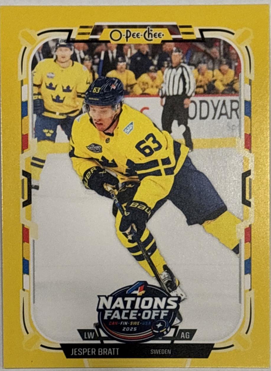 Jesper Bratt [Yellow Border] #538
