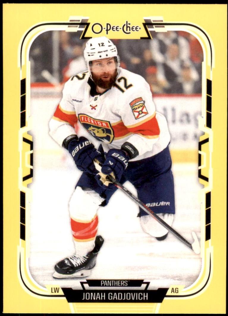 Jonah Gadjovich [Yellow Border] #407