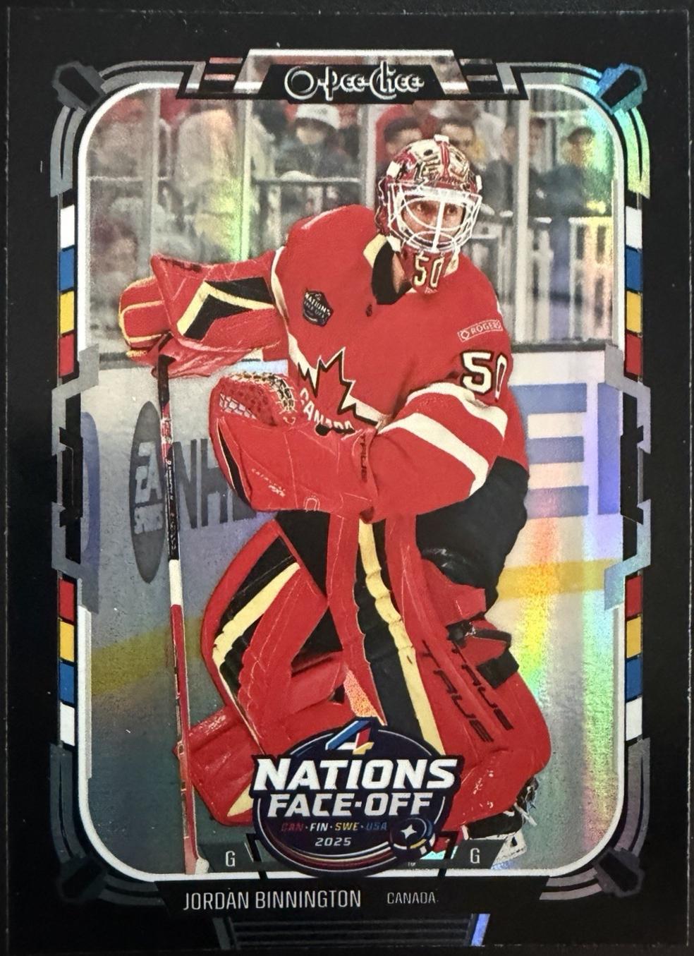 Jordan Binnington [Rainbow Foil Black] #507