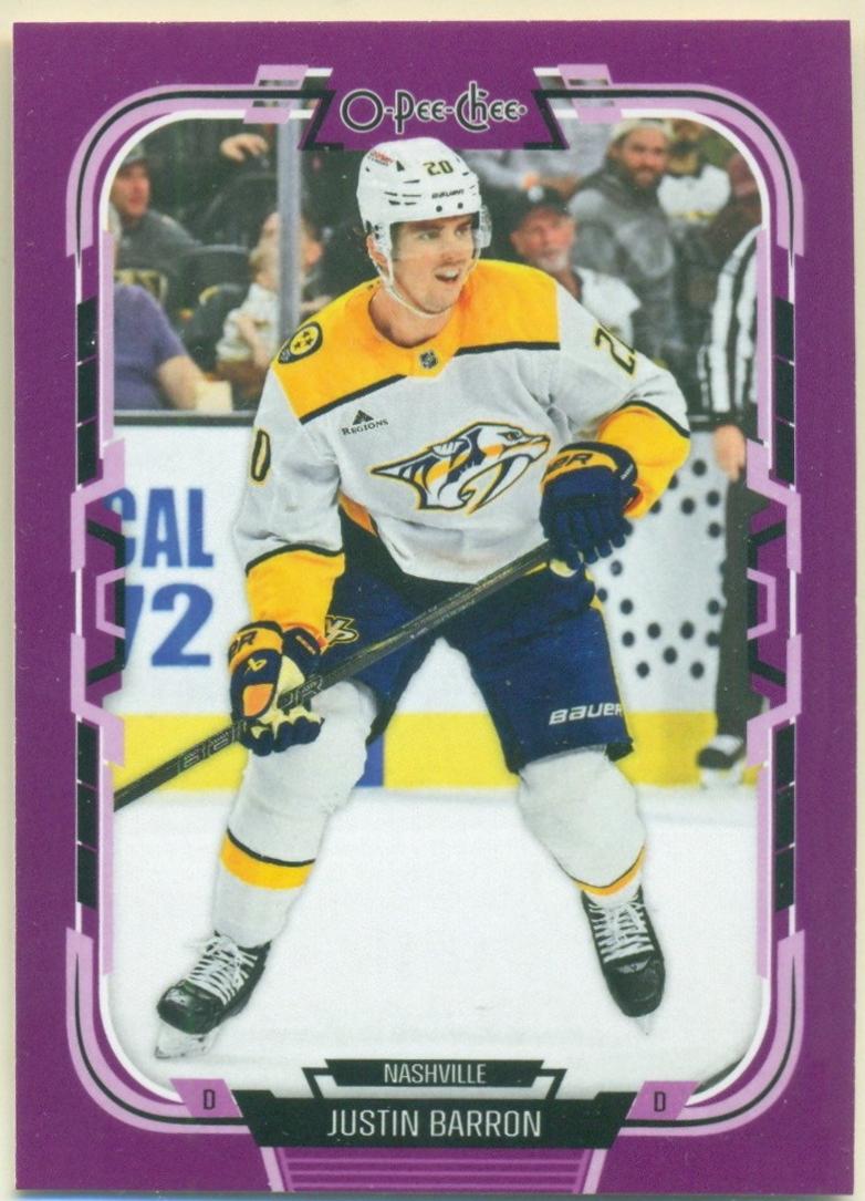 Justin Barron [Purple Border] #93