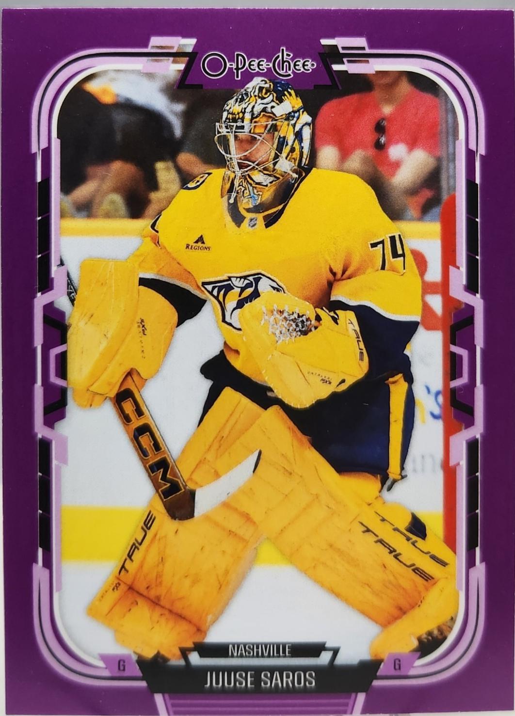 Juuse Saros [Purple Border] #63
