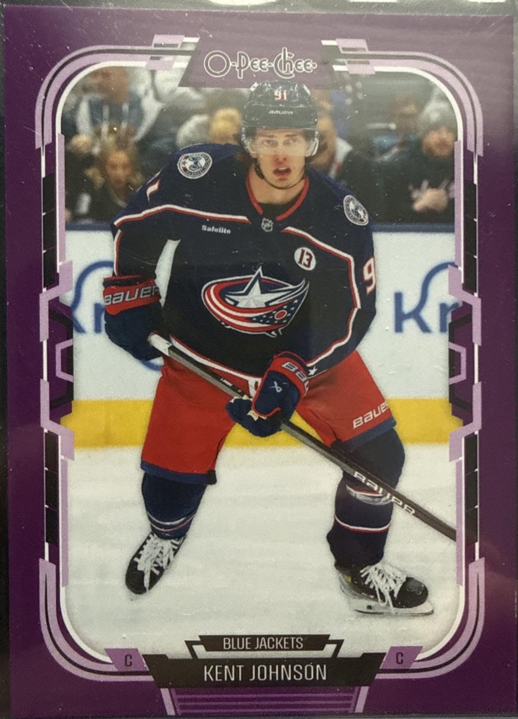 Kent Johnson [Purple Border] #122