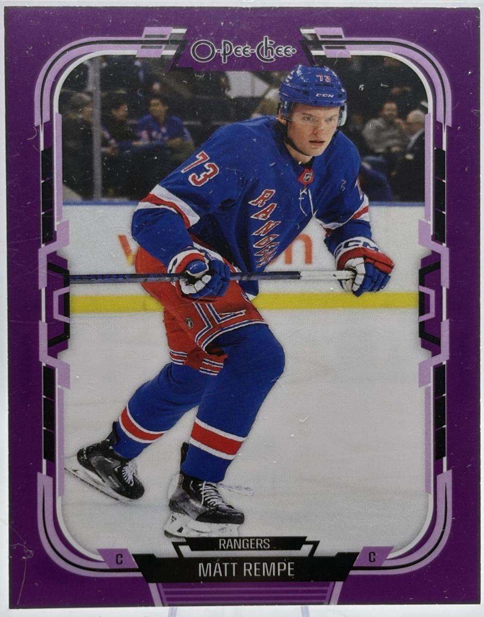 Matt Rempe [Purple Border] #487