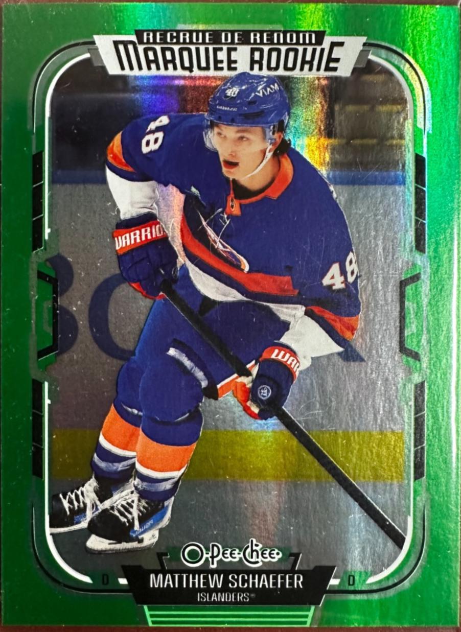 Matthew Schaefer [Rainbow Foil Green] #592