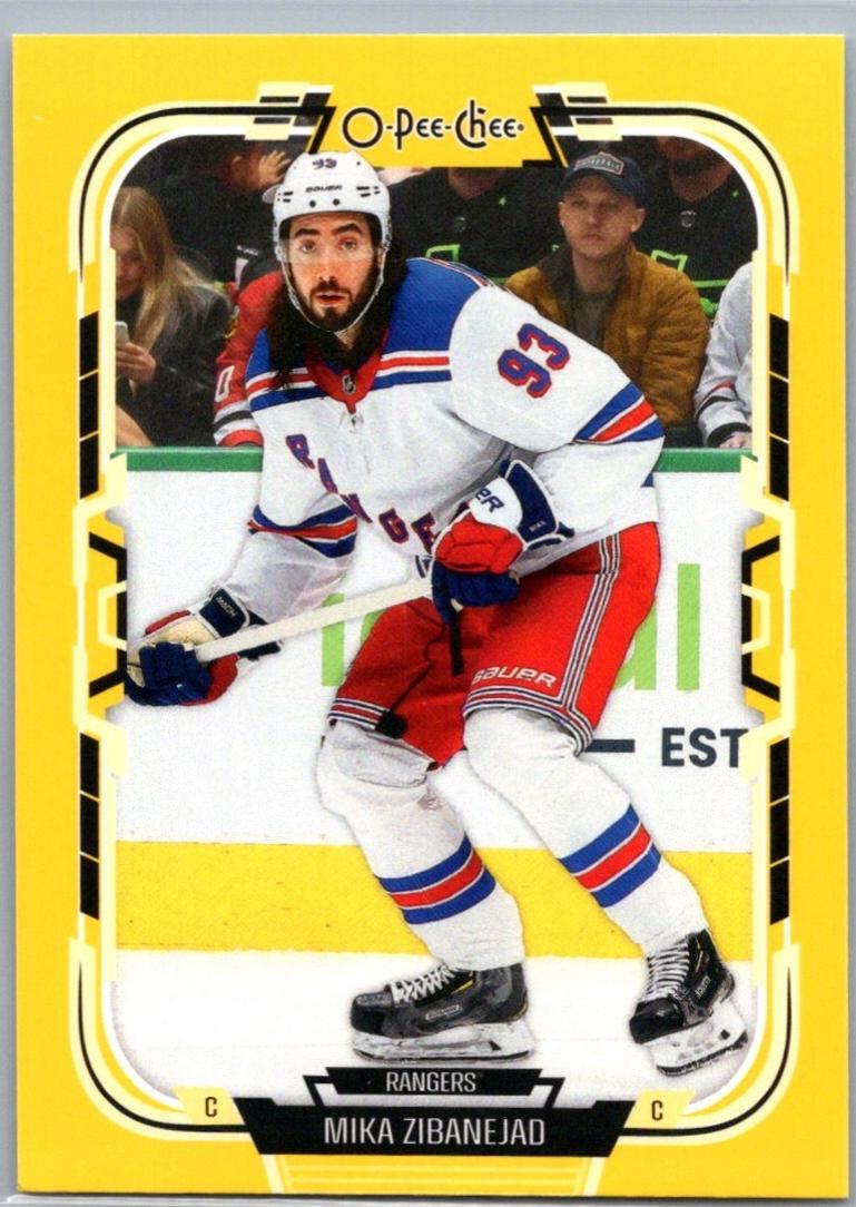 Mika Zibanejad [Yellow Border] #228