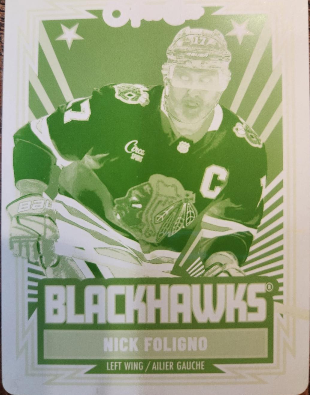 Nick Foligno [Printing Plate] #481