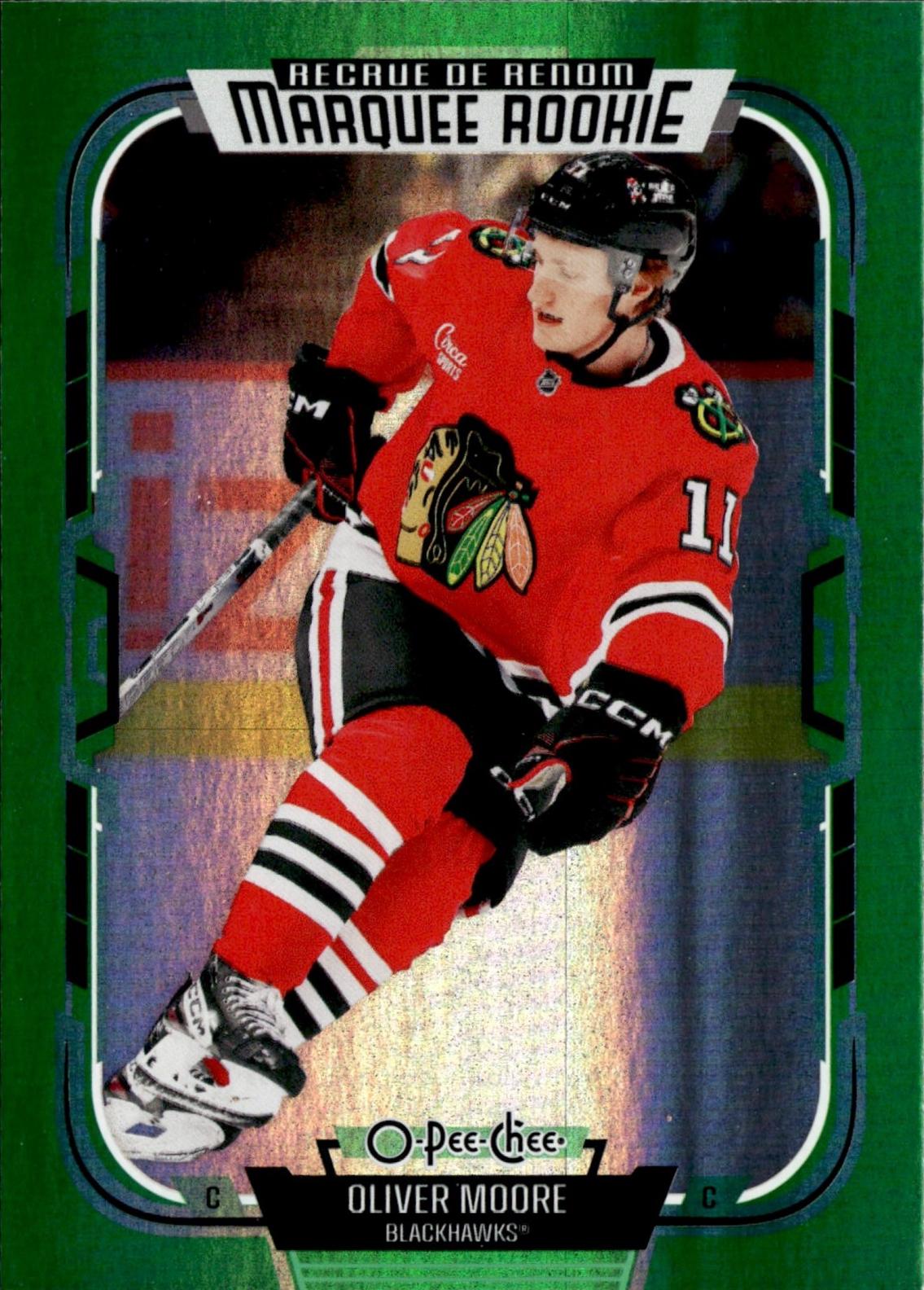 Oliver Moore [Rainbow Foil Green] #558