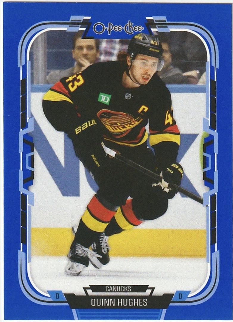 Quinn Hughes [Blue Border] #285