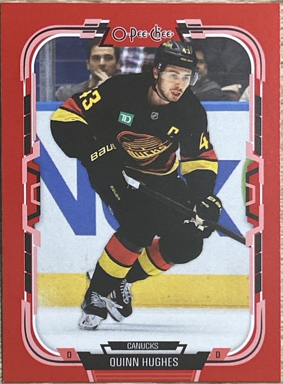 Quinn Hughes [Red Border] #285