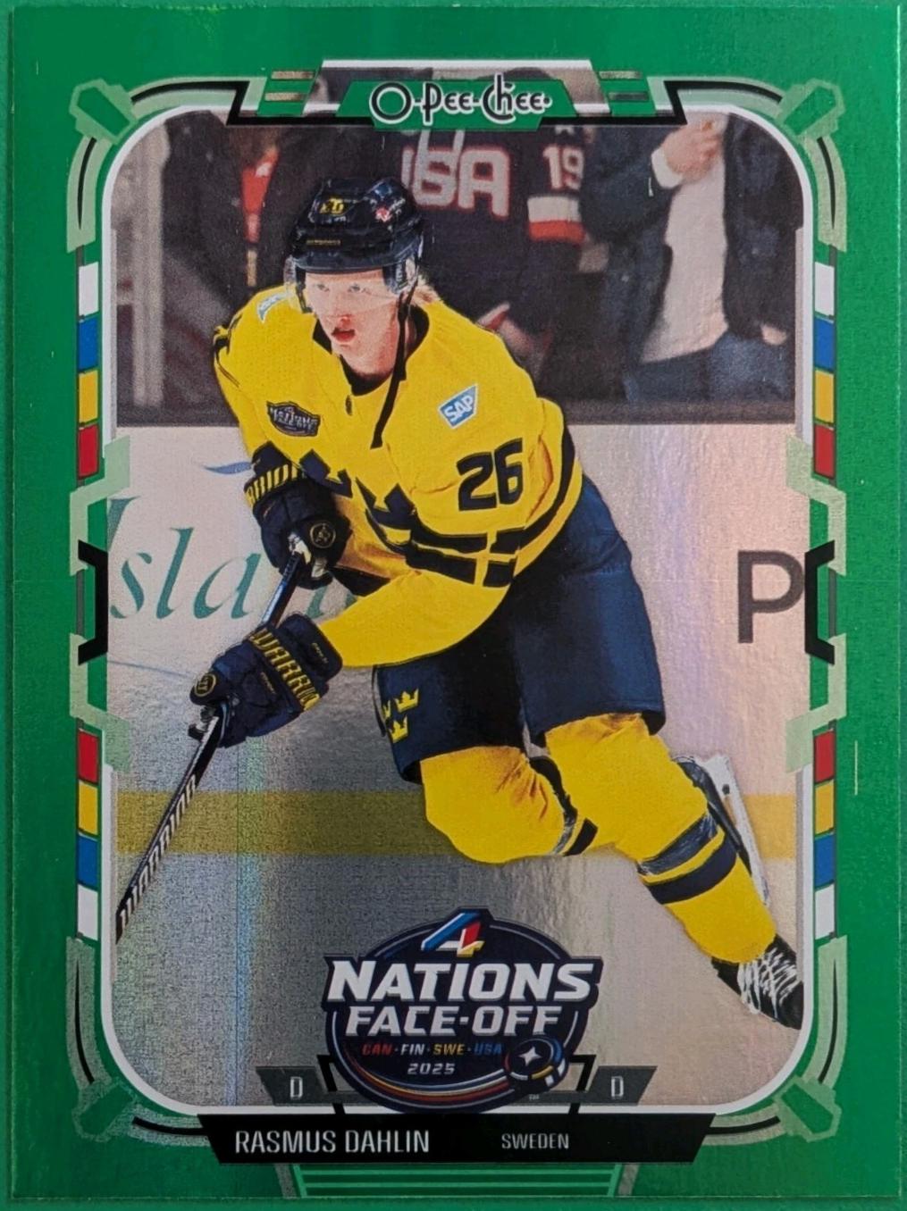 Rasmus Dahlin [Rainbow Foil Green] #530