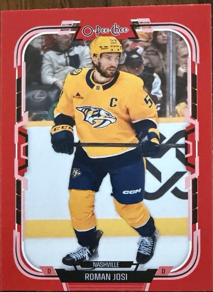 Roman Josi [Red Border] #28