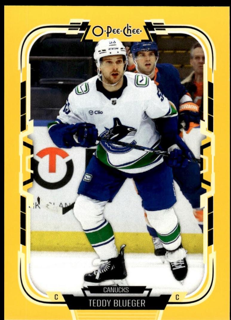 Teddy Blueger [Yellow Border] #80
