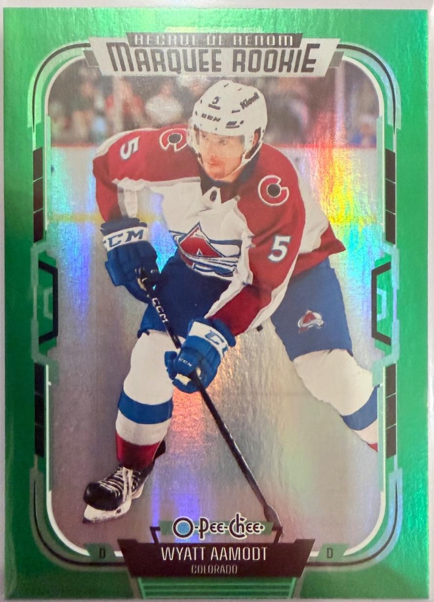 Wyatt Aamodt [Rainbow Foil Green] #576