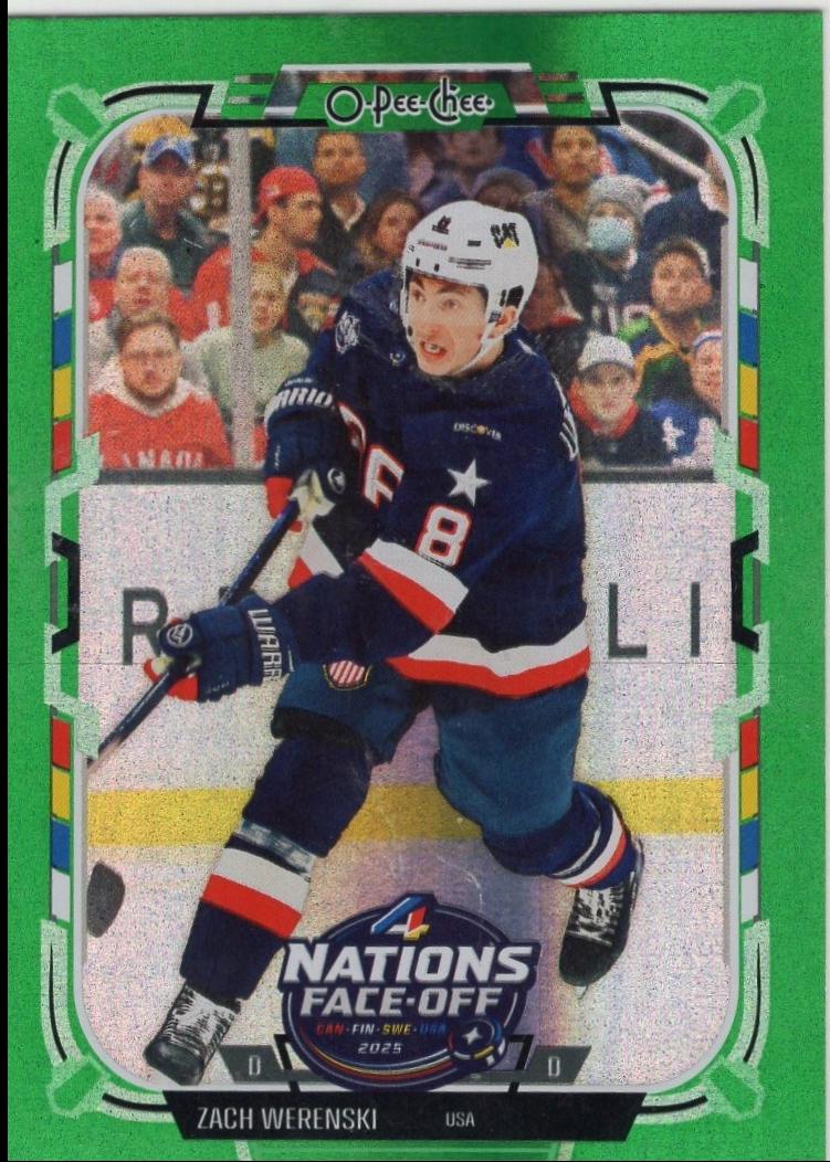 Zach Werenski [Rainbow Foil Green] #506