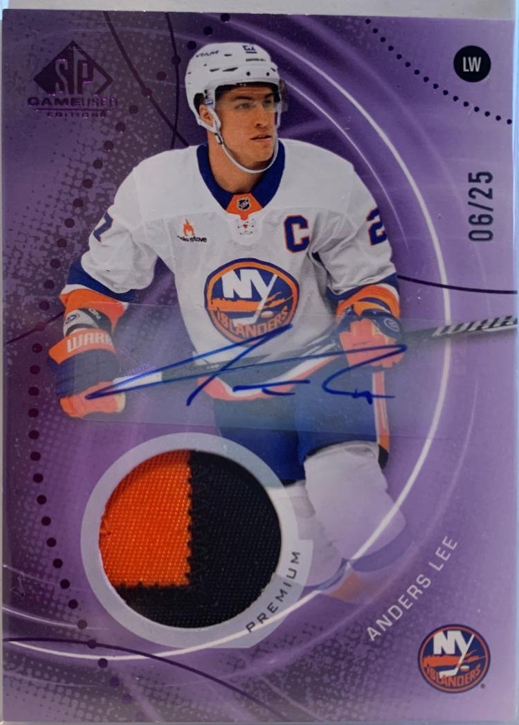 Anders Lee [Purple Auto Premium Memorabilia] #119
