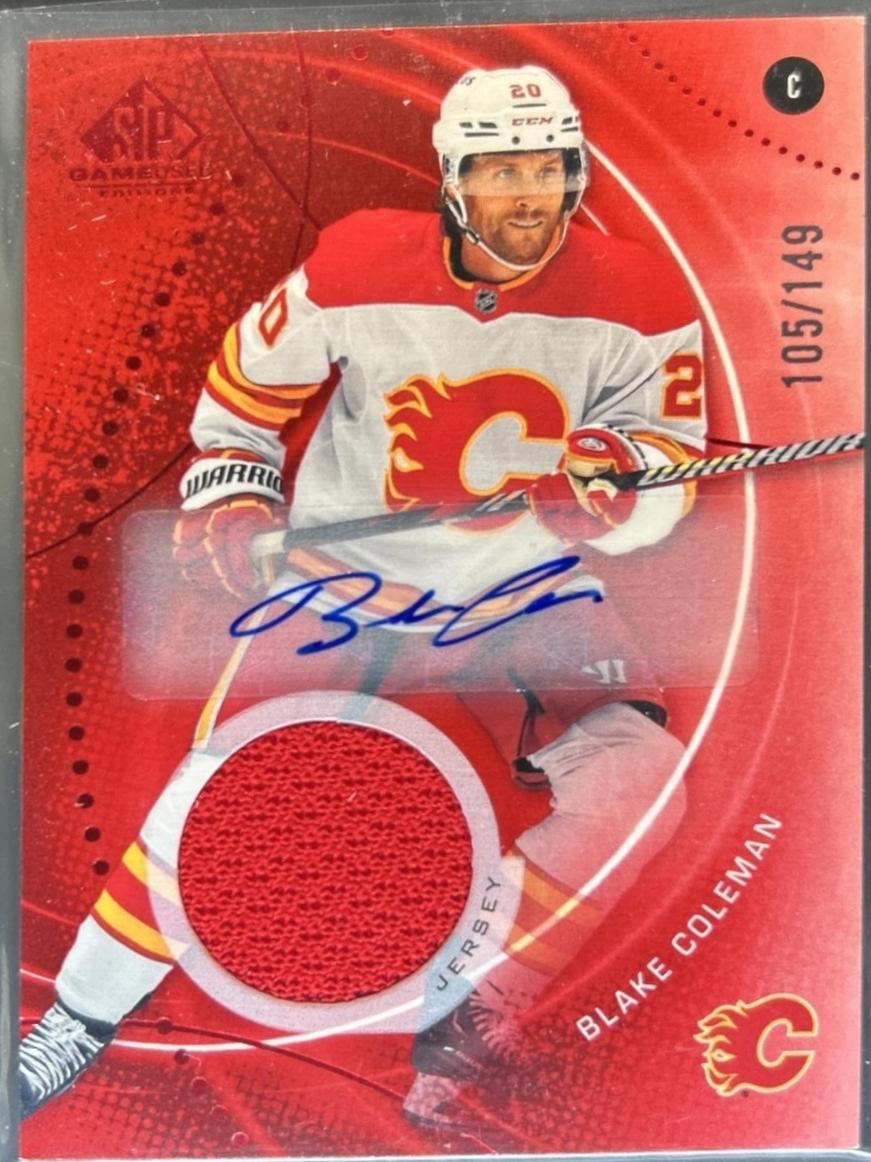 Blake Coleman [Red Auto Jersey] #1
