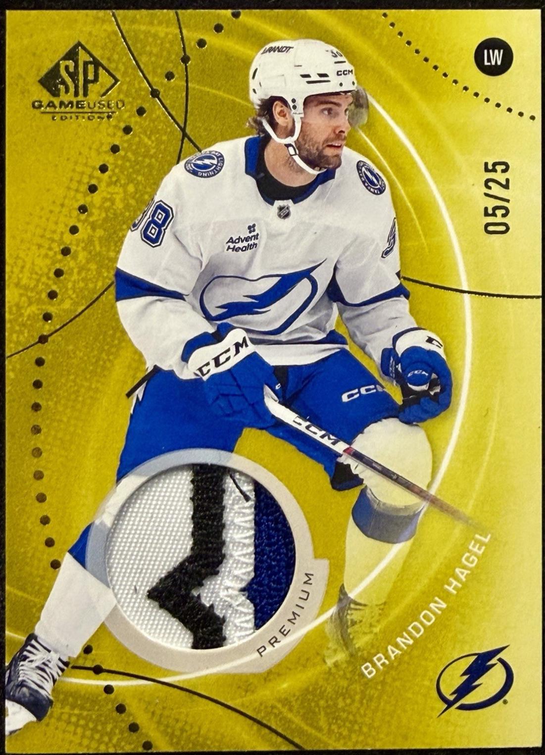 Brandon Hagel [Gold Premium Memorabilia] #12