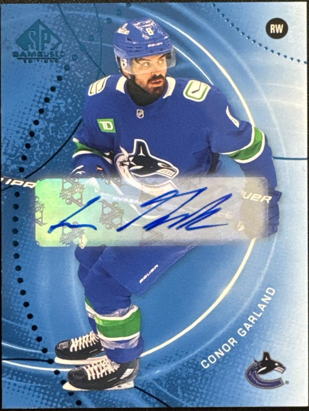Conor Garland [Blue Autograph] #83