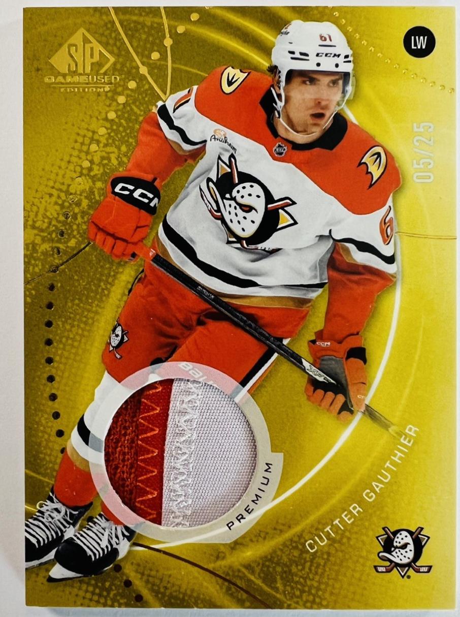 Cutter Gauthier [Gold Premium Memorabilia] #132
