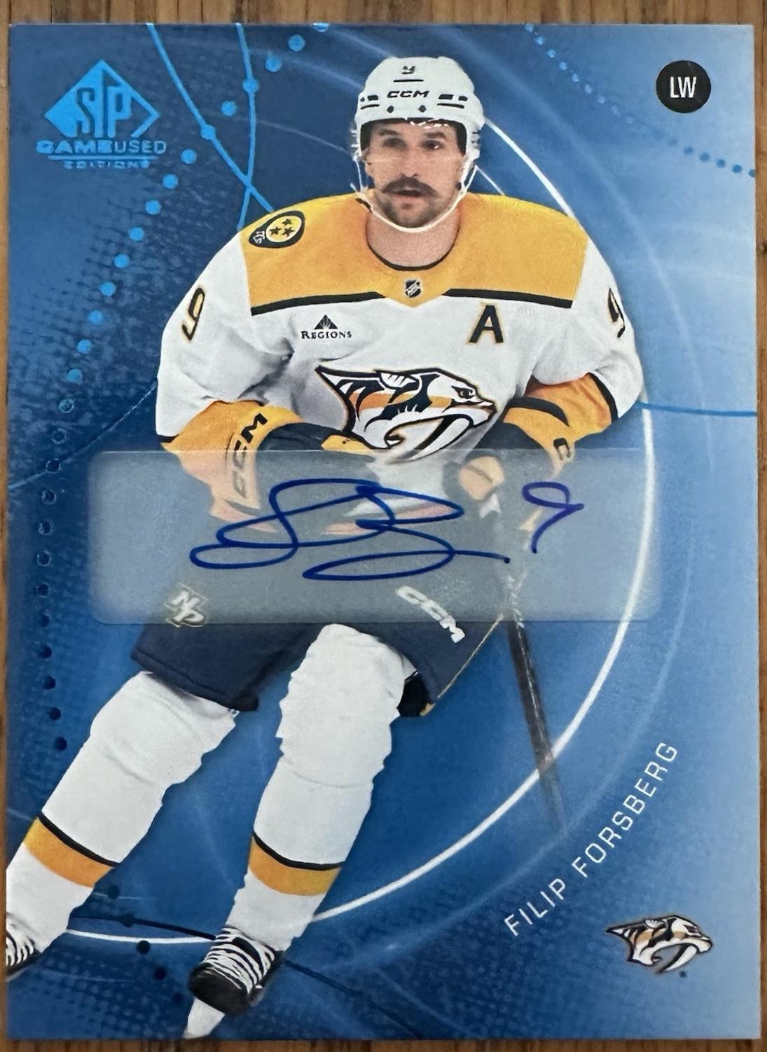 Filip Forsberg [Blue Autograph] #10