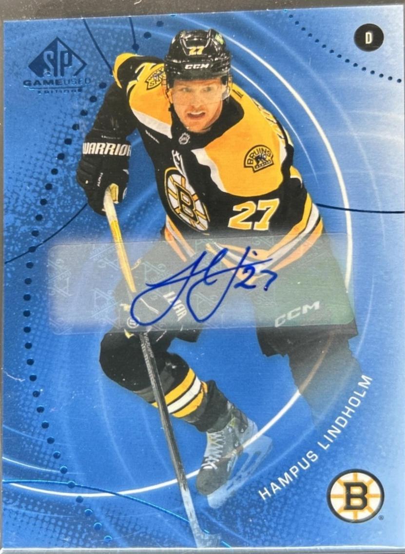 Hampus Lindholm [Blue Autograph] #156