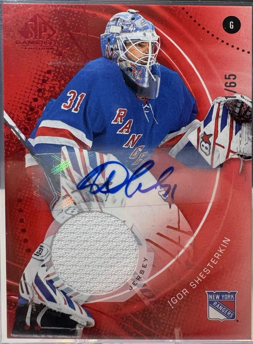 Igor Shesterkin [Red Auto Jersey] #154