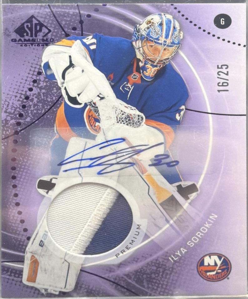 Ilya Sorokin [Purple Auto Premium Memorabilia] #65