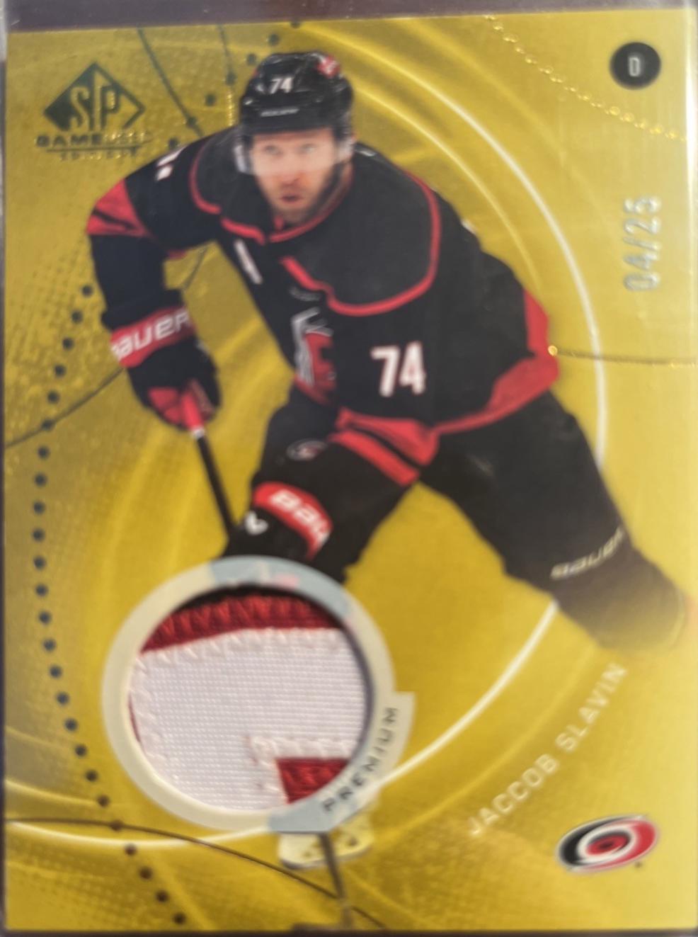 Jaccob Slavin [Gold Premium Memorabilia] #101