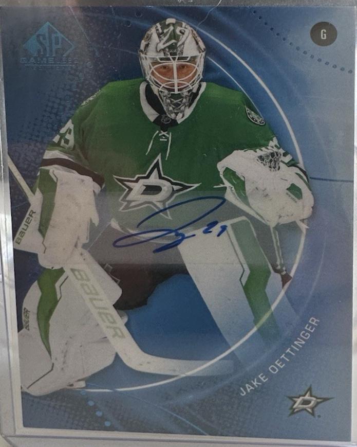 Jake Oettinger [Blue Autograph] #192