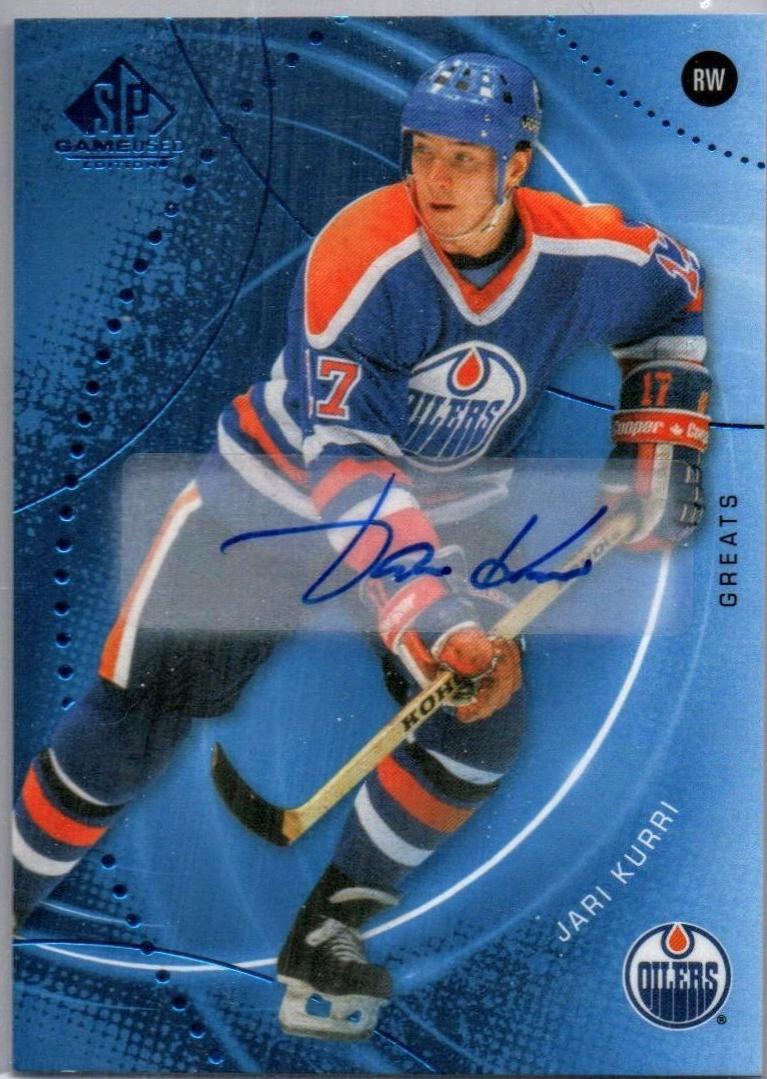 Jari Kurri [Blue Autograph] #123