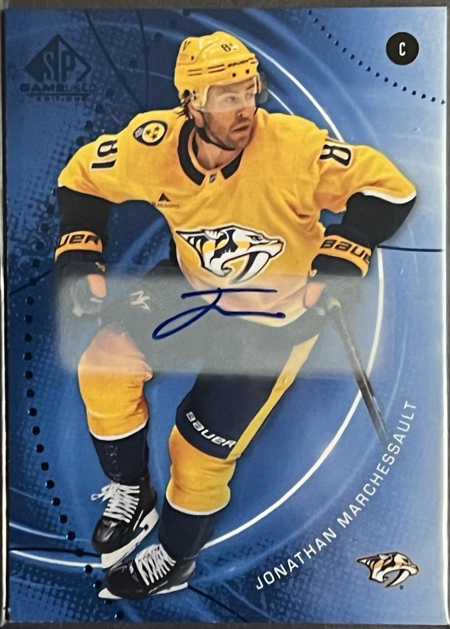 Jonathan Marchessault [Blue Autograph] #96