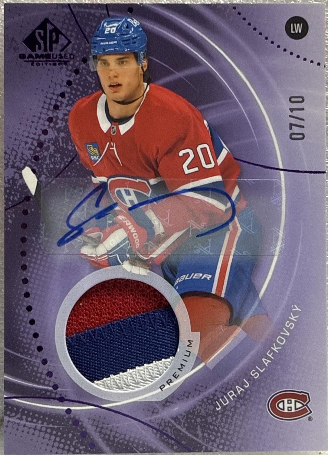 Juraj Slafkovsky [Purple Auto Premium Memorabilia] #196