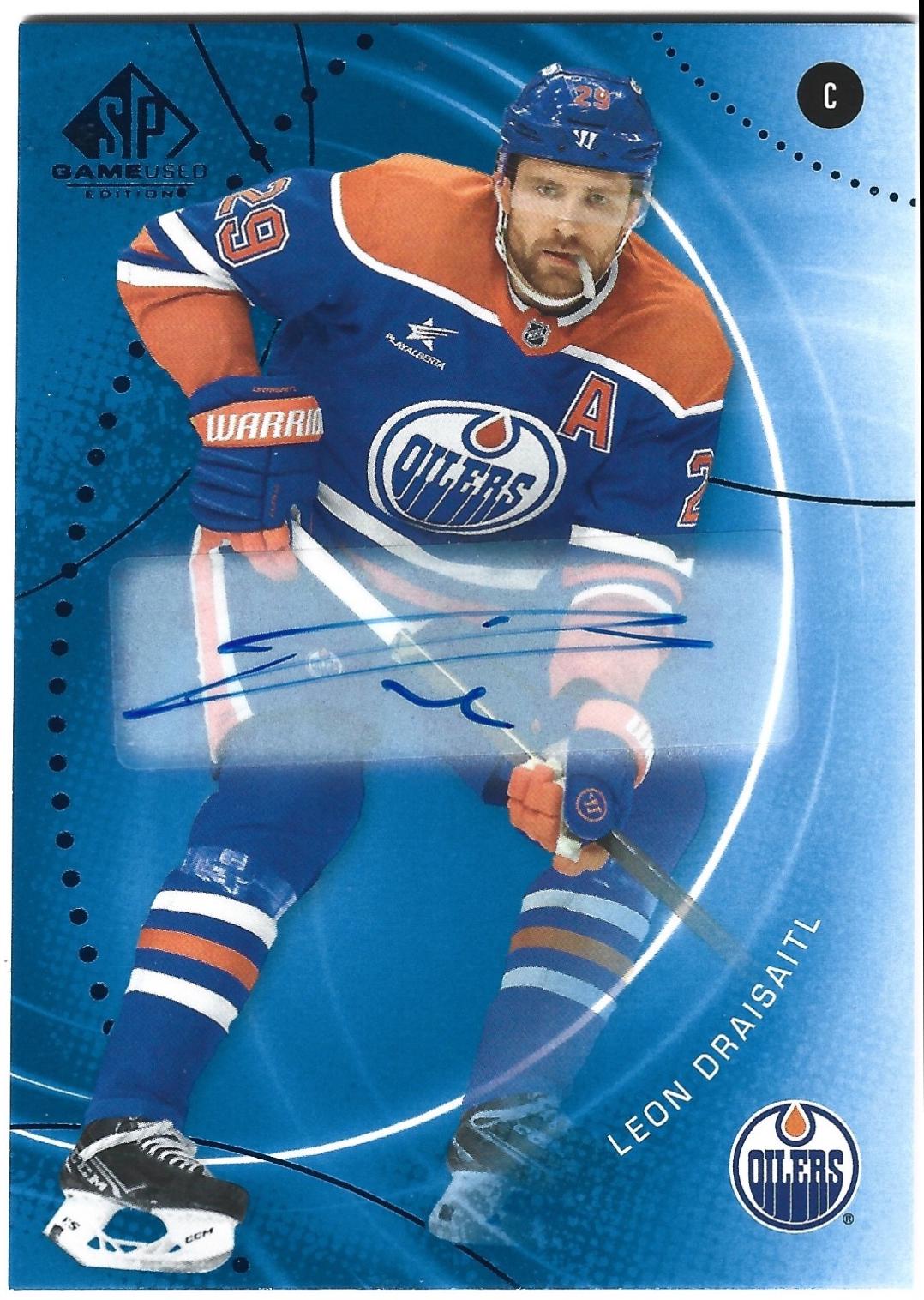 Leon Draisaitl [Blue Autograph] #95