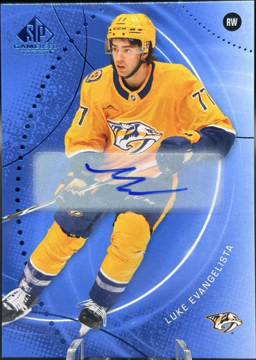 Luke Evangelista [Blue Autograph] #127