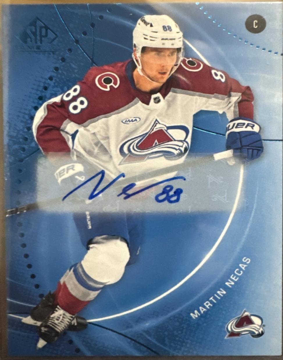 Martin Necas [Blue Autograph] #15