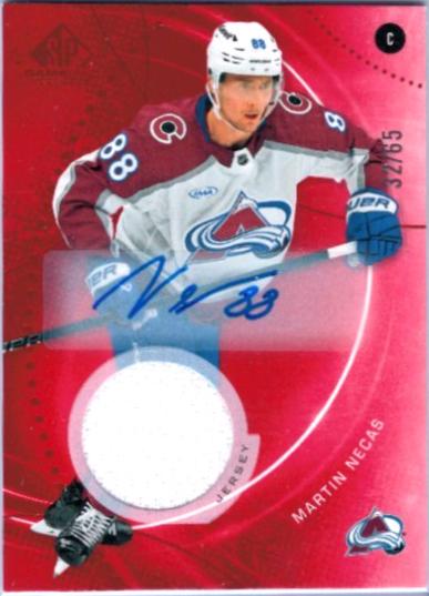 Martin Necas [Red Auto Jersey] #15