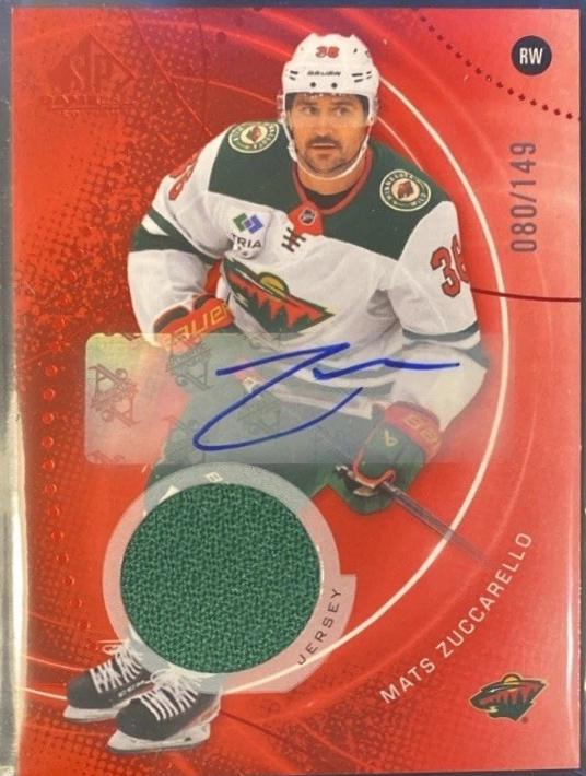 Mats Zuccarello [Red Auto Jersey] #40