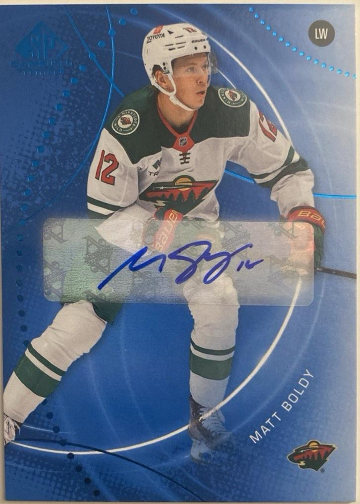 Matt Boldy [Blue Autograph] #24