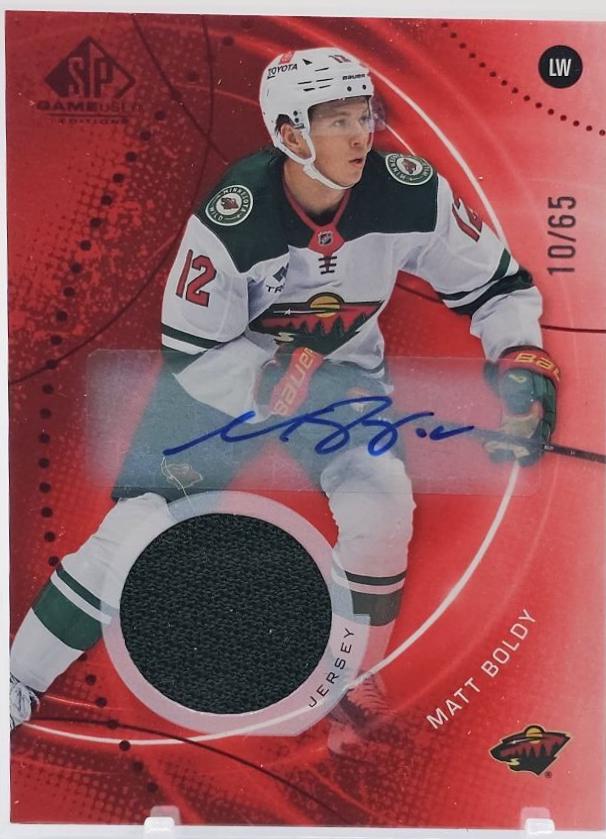 Matt Boldy [Red Auto Jersey] #24