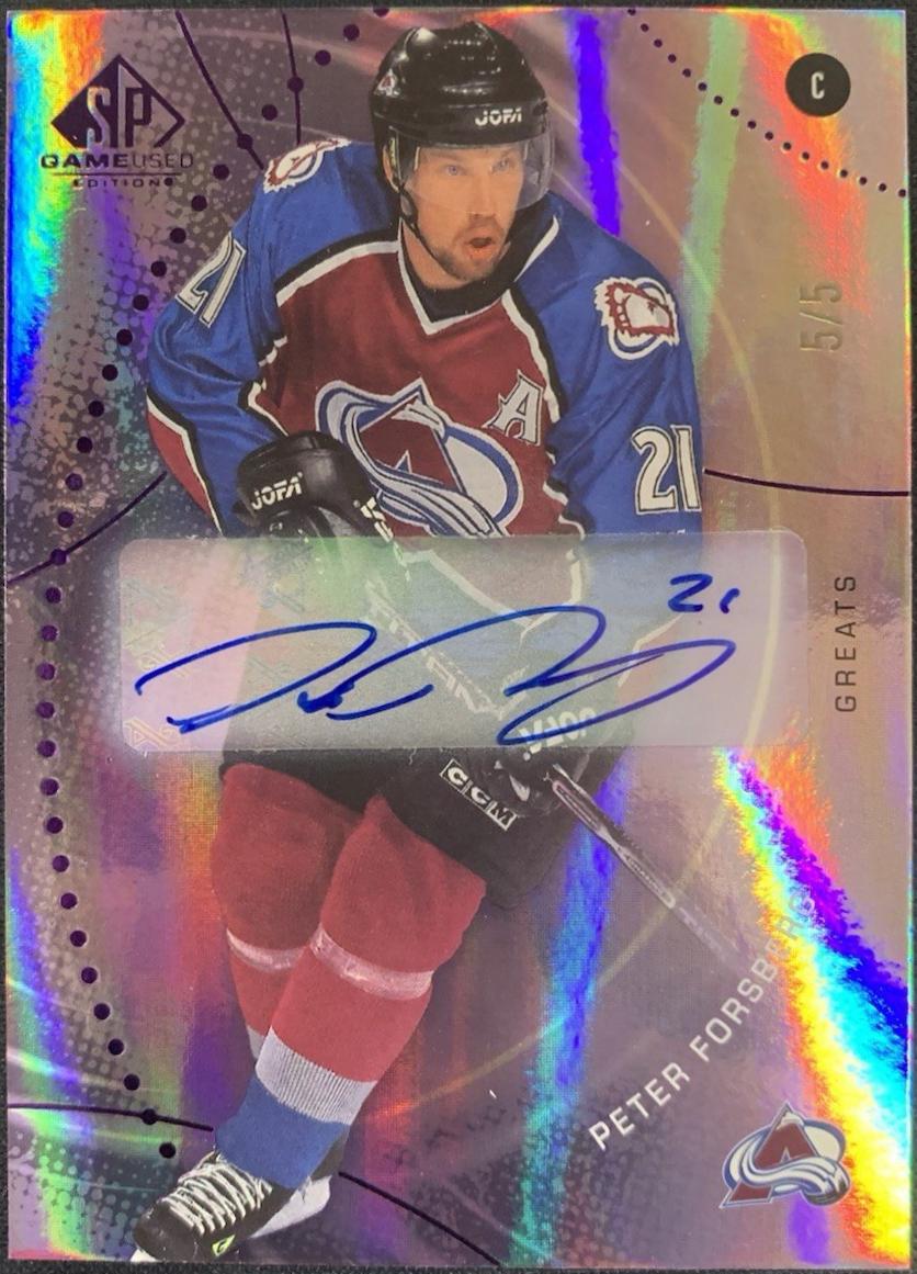 Peter Forsberg [Purple Autograph] #100