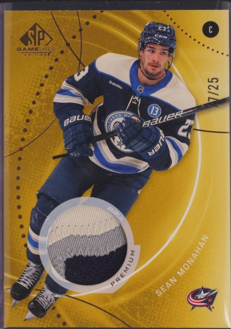 Sean Monahan [Gold Premium Memorabilia] #117