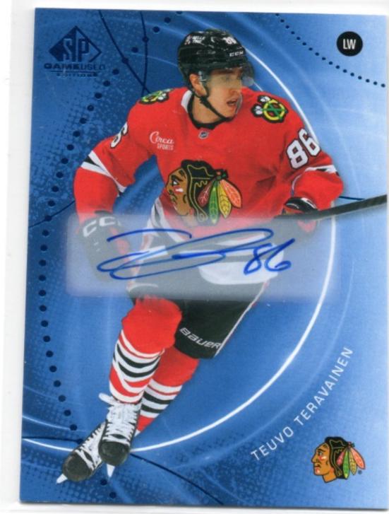 Teuvo Teravainen [Blue Autograph] #31