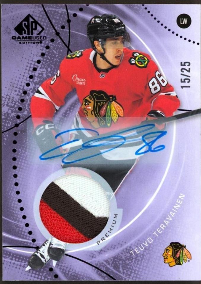 Teuvo Teravainen [Purple Auto Premium Memorabilia] #31