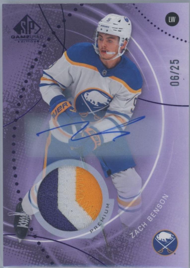 Zach Benson [Purple Auto Premium Memorabilia] #78