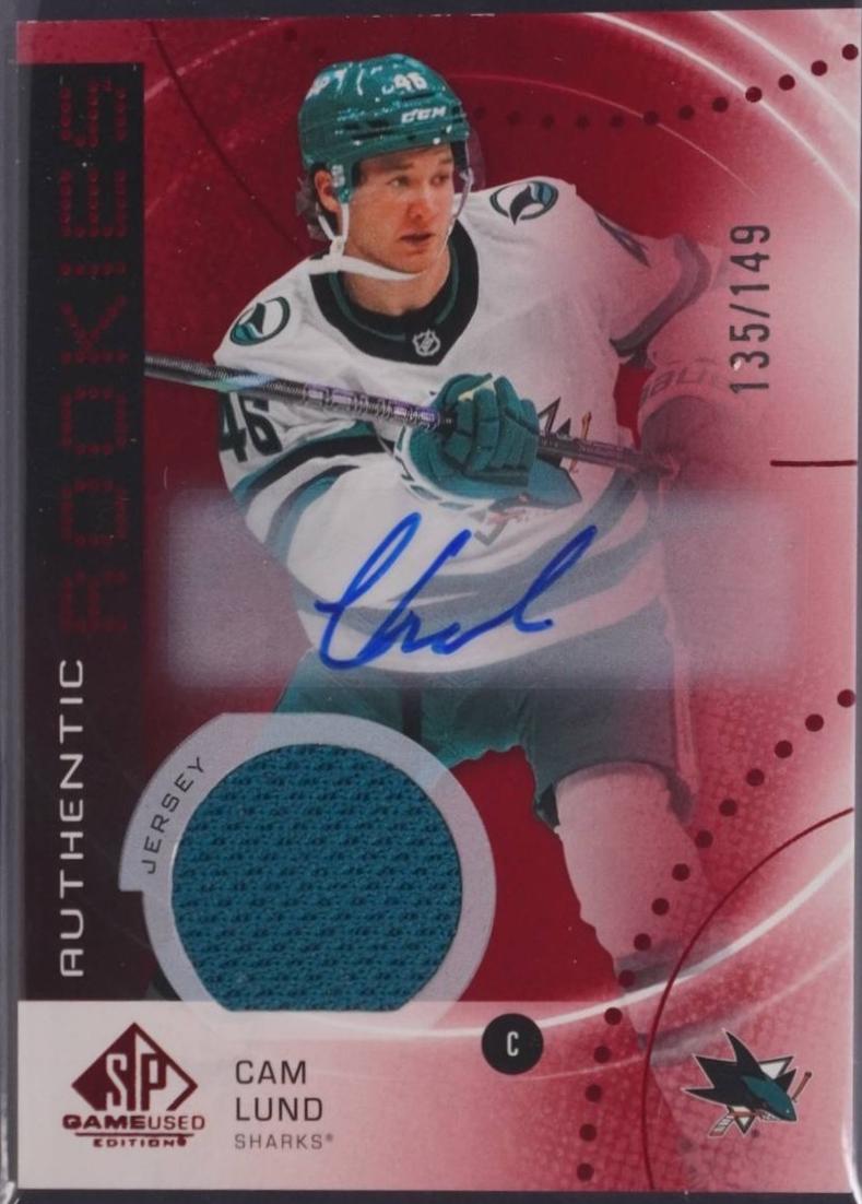 Cam Lund [Red Autograph Jersey] #AR-CL