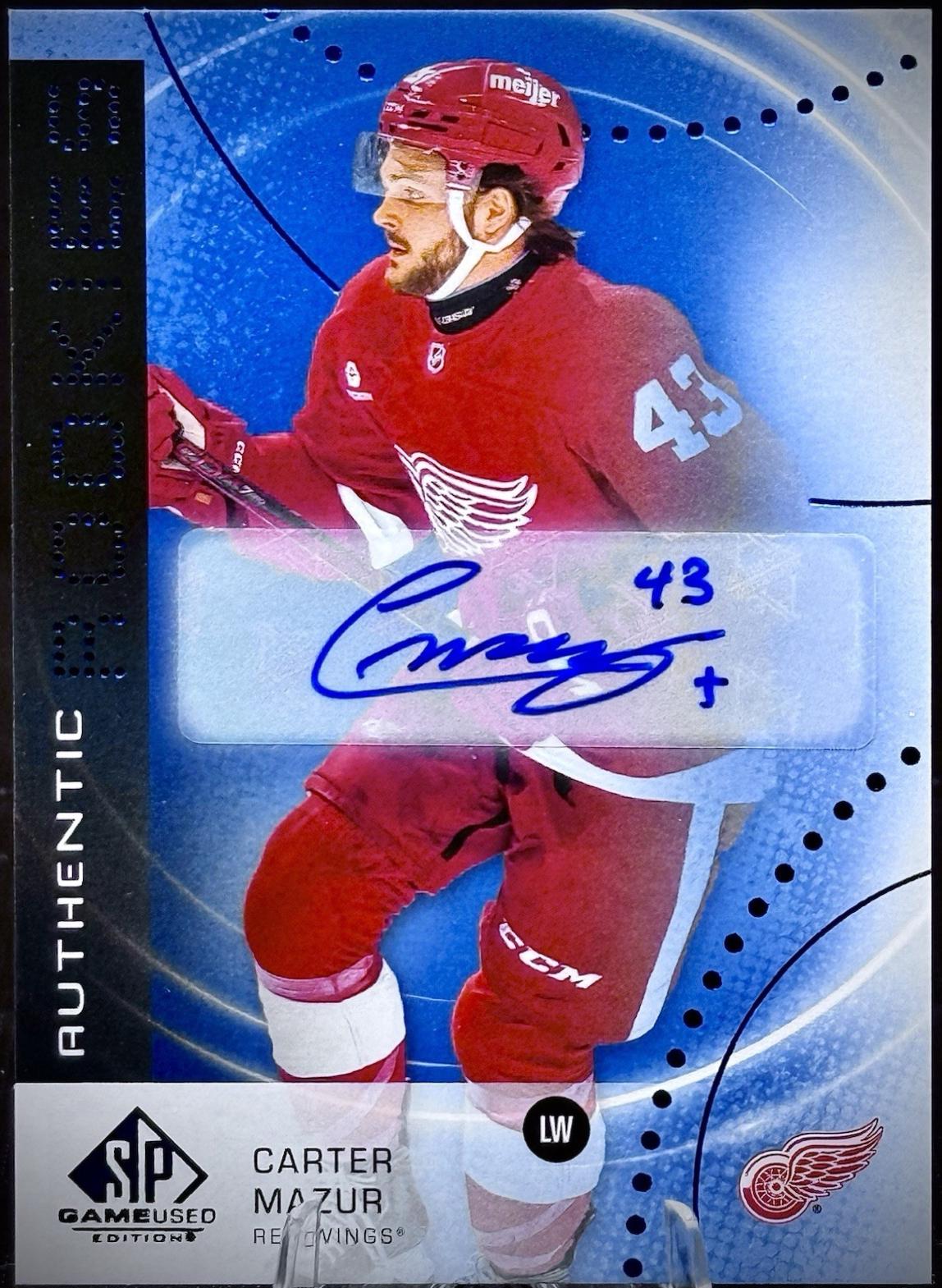 Carter Mazur [Blue Autograph] #AR-CM