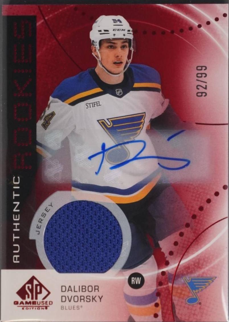 Dalibor Dvorsky [Red Autograph Jersey] #AR-DV