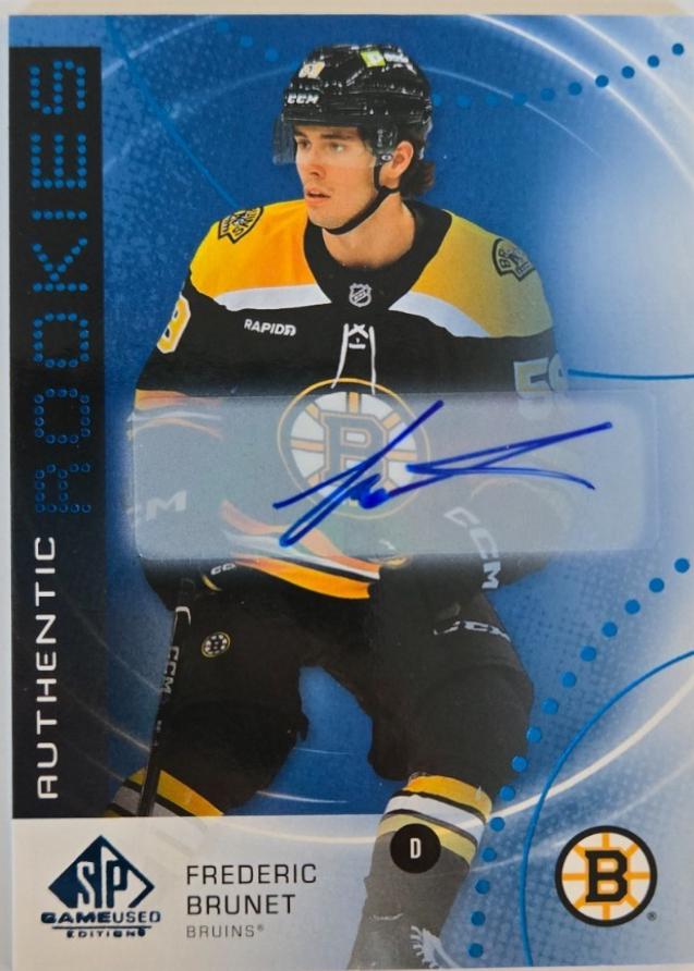 Frederic Brunet [Blue Autograph] #AR-FB