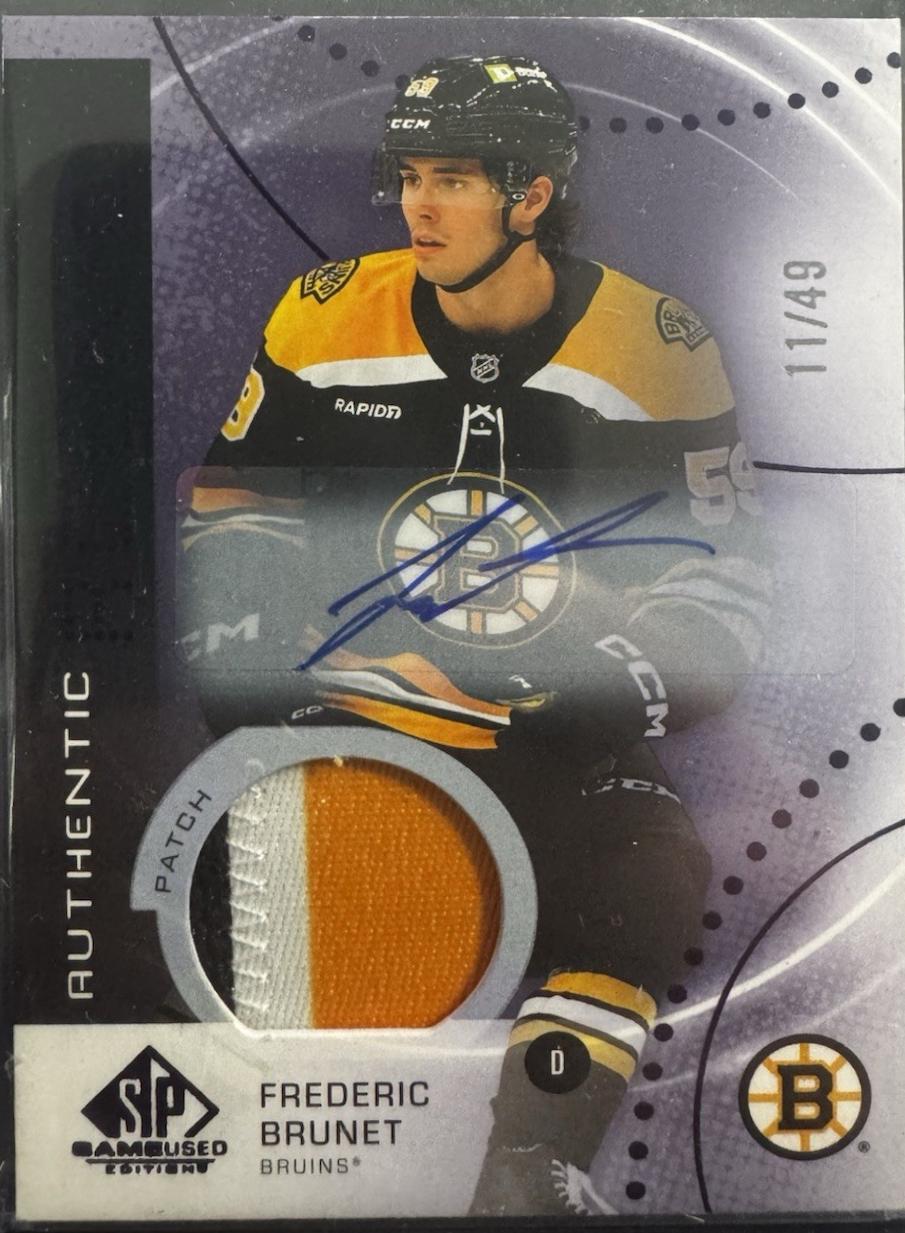 Frederic Brunet [Purple Autograph Patch] #AR-FB