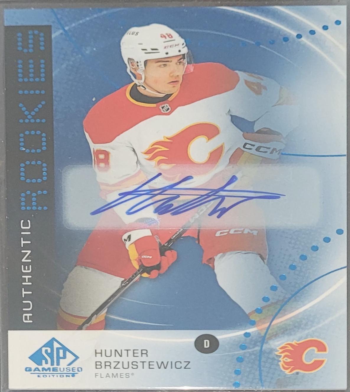 Hunter Brzustewicz [Blue Autograph] #AR-HB